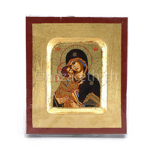 Icône Sérigraphiée - Notre-Dame de Vladimir 8x10 cm