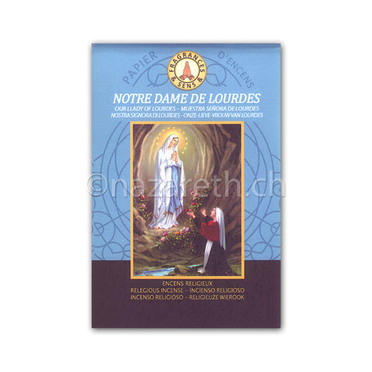 Papier d'Encens Notre-Dame de Lourdes